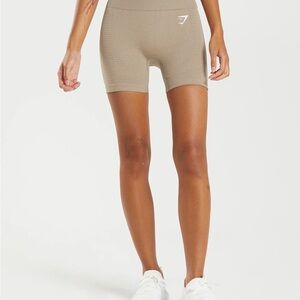 Gymshark VITAL SHORTS Vanilla Brown Marl